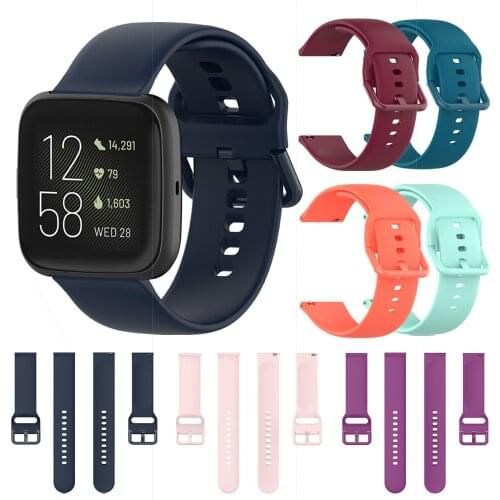 Silicone Strap For Fitbit Versa 2 Band Wrist Bracelet For Fitbit Versa/Versa Lite Wristbands Accessories Sport Smart Watch Strap