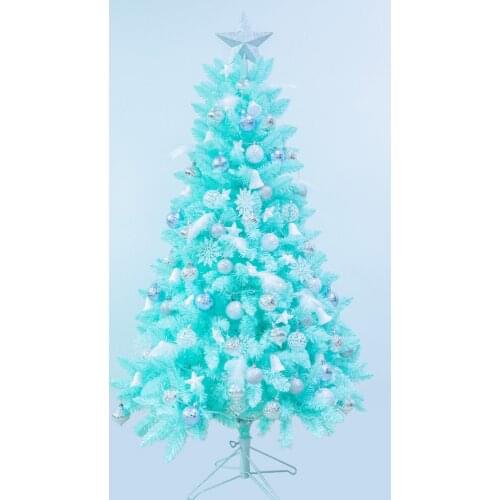 150cm 180cm 210cm Blue Christmas Tree Color Changing New Year Bar Decor Xmas Decor