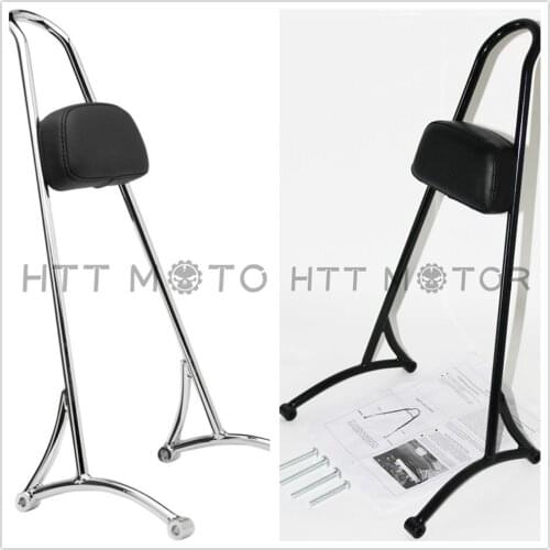 20" Sissy Bar Passenger Backrest For Harley davidson Sportster Iron 1200 883 XL 2004-2017 aftermarket motorcycle parts BLACK