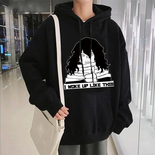 Shota Aizawa Hoodies women My Hero Academia Boku No Hero Anime Loose hoodie Unisex Long Sleeve trend Hoody Sweatshirt