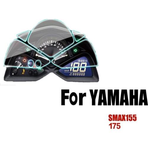Scratch resistant Sticker For YAMAHA SMAX155 175 Protection Instrument Film Screen Protection Motorcycle
