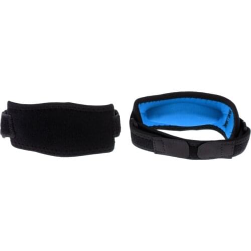 1 Pair Adjustable Elbow Brace Support Compression Sleeve Pads Protector Golfers Arm Wrap Strap Band for Men Women