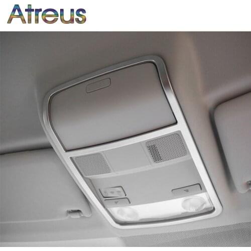 1pc ABS Reading Lights Lamp Trim Cover Car Sticker For VW Tiguan Accessories For Volkswagen Tiguan 2010 2011 2012 2013 2014 2015