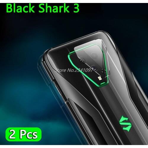 2 Pieces Camera Lens Protection Film Glass for Blackshark 3 Pro Tempered Glass Camera Protector Cover for Black Shark 3 Film