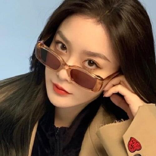 2021Rectangle Vintage Sunglasses Fashion Leopard Summer Sunglasses Sport Retro Square Солнцезащитные Очки