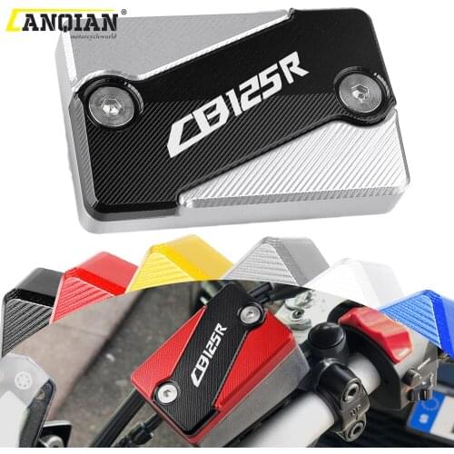 For HONDA CB125R CB125 CB 125 R 2018-2019 Motorcycle Accessories CNC Aluminum DIRT BIKE Front Brake Fluid Reservoir Caps Covers