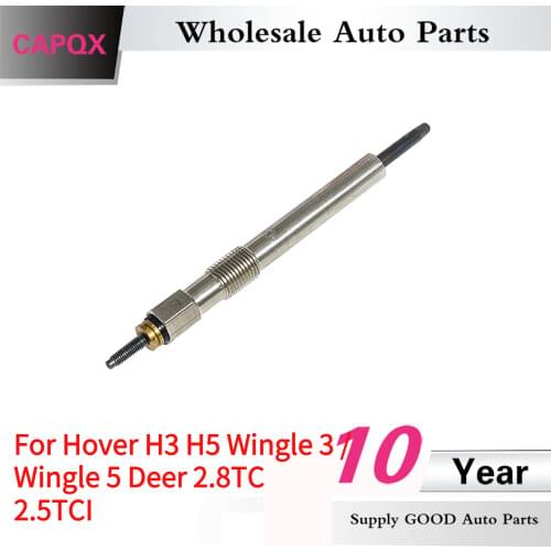 CAPQX For Great Wall Hover Haval H3 H5 Wingle 3 5 Deer 2.8TC 2.5TCI Engine Preheating Spark Plug Diesel Electric Glow Plug