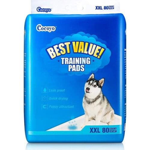 COCOYO Dog Training Pads 30 X 36 Inches Full Absorption Mat Unscented Disposable Underpads Pet Cleaning Supplies 80PCS