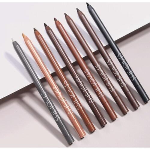 Color Eyeliner Pen Waterproof Eyeshadow Pencil Cosmetic EyeShadow Pen Quick-drying Waterproof and Non-smudge Eye Liner