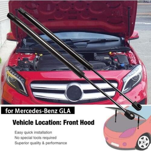 Damper for 2014-2020 Mercedes-Benz GLA X156 Front Bonnet Hood Modify Gas Struts Lift Support Shock Accessories Absorber