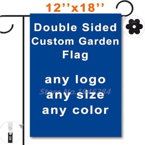 Double-sided Custom Garden Flag Banner Decoration Garden Flag New 12''x18'' 30x45cm, free shipping