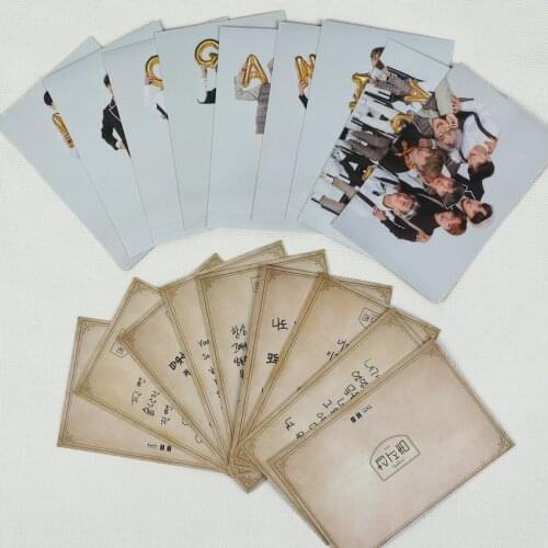 KPOP Bangtan CUAGAIN GOODBYE Lomo Cards 5TH MUSTER Album Same Paragraph Made Paper Photo Card Poster HD Photocard
