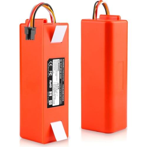 1pcs 14.4V 5200 & 6500mAh Li-ion Battery Vacuum Cleaner Accessories for Xiaomi Robot Robotics Cleaner Roborock S50 S51 T4 T6
