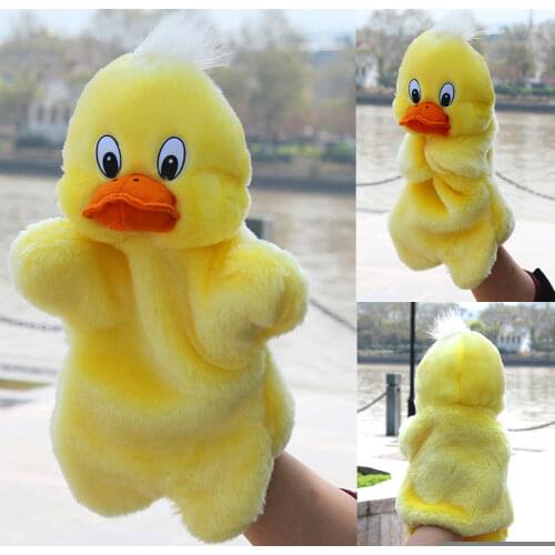 Cute Baby Kids Child Soft Doll Plush Toys Hand Puppet Cartoon Duck Hand Puppet Baby Kids Child Educational Soft Doll Plush Toy