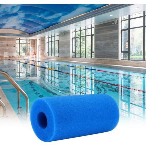 Dropshipping Reusable Cylindrical Swimming Pool Filters Foam Sponge Cleanser Replacement Reusable Filter Sponge