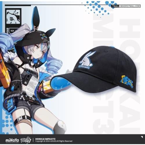 Anime Honkai Impact 3 Bronya Zaych Theme Fashion Peaked Cap Men Women Game Blakc Baseball Hat Student Flat Cap Cosplay Props