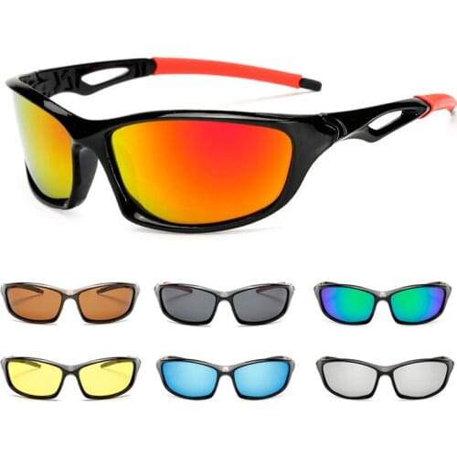 Mens Sunglasses Womens Cycling Glasses Polarized Lenses Anti-UV Sports Eyewear Racing Bike Goggles Mtb Safety Colored Glasses