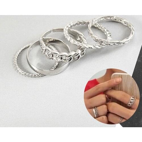 5pcs/set Kpop Bangtan boys Ring as with V Fashion New arrivals finger ring K-pop bangtan boys Alloy Stationery set