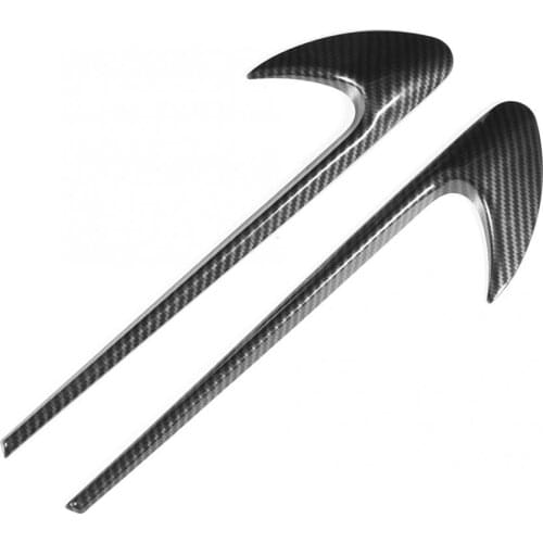 Car Fender Stickers Decoration Carbon Fiber Style Fits for Mercedes Benz CES CLS Class W205 W213 Car Exterior Decoration