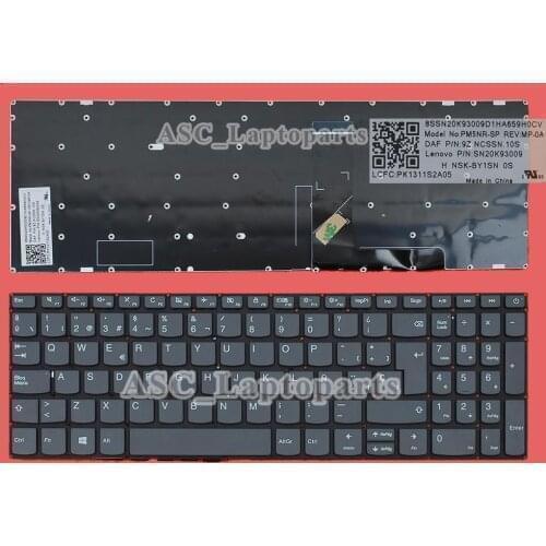 New Spanish Teclado Keyboard for Lenovo ideapad V320-17isk V320-17ikb (81AH 81CN) 130-15ast 520-15ikb 320c-15ikb BLACK