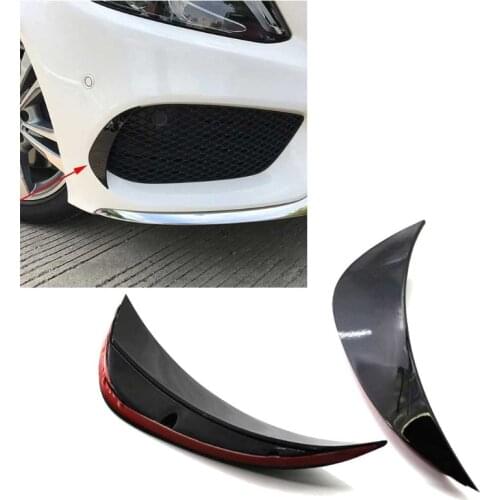 A Pair Front Bumper Air Vent Eyelid Cover Rear Bumper Covers Trims Car Exterior Decorations for W205 C-Class 15-18