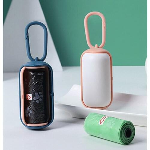 Portable Garbage Bag Organizer Of Dog Walking Pet Accessories Dispenser Outdoor Dogs And Cats Shoveling Poop Bags