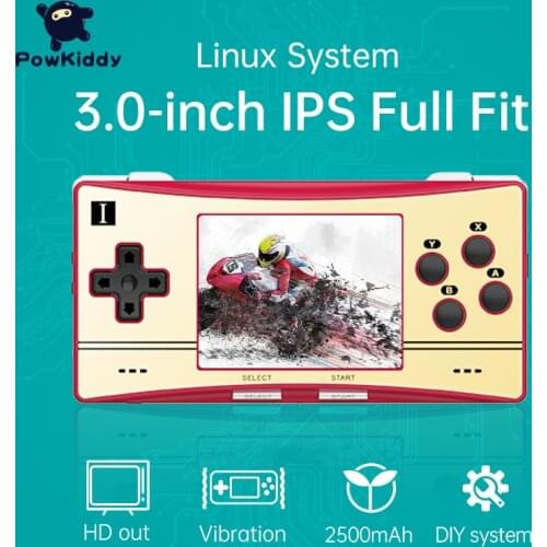 Powkiddy Anbernic RG300X Retro Game Console Mini Video Game Player For PS1 Games 128G 15000 Games Childrens Gifts Support HD