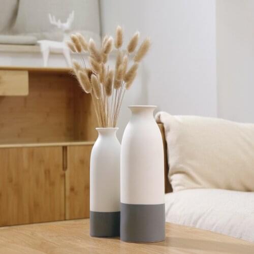 Simple vase ceramic hydroponic vase Nordic home decoration