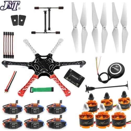 RC Drone MultiCopter 6-axle Aircraft Kit F550 Hexa-Rotor Air Frame GPS APM2.8 Flight Control No Battery No TX/RX F05114-AX