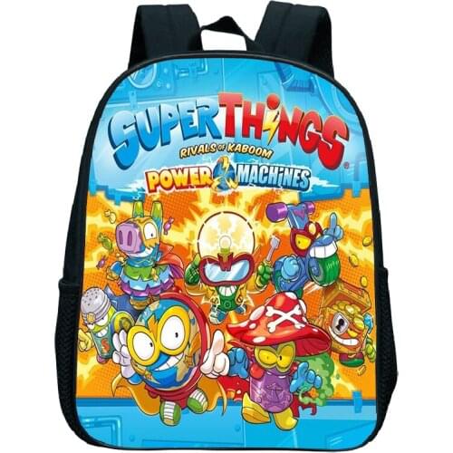Mochila Super Zings Backpack Toddler Kindergarten Bags Kids School Plecak Cartoon SuperThings Bookbags Kindergarten Backpack