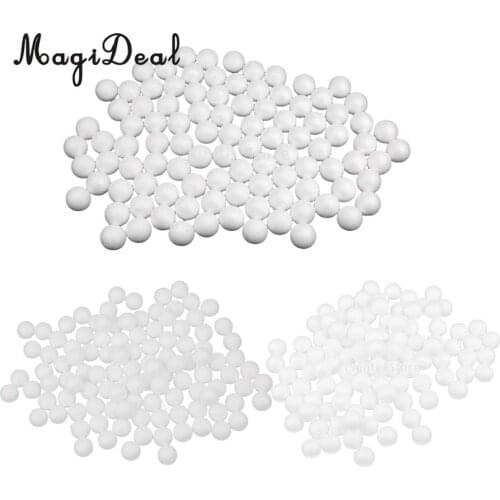 300x Modelling Polystyrene Styrofoam Foam Ball White Craft Balls DIY Kids Gifts Crafts Christmas Party Decoration 20mm 25mm 27mm