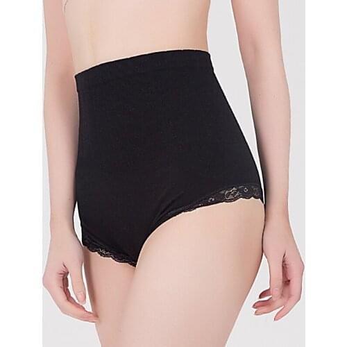 Women Shapewear Cotton High Waist Slimming Briefs Body Shaper Tummy Control Panties Knickers Female Breathable Underwear