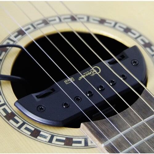 TYLANH skysonic PRO-1 endpin jack Shock-adsorbing foam lines the inside edges of both mounting brackets guitar pick holder