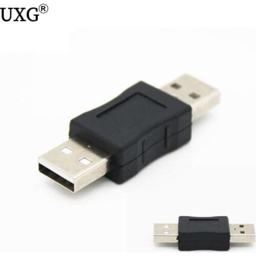 USB 2.0 USB A Male to Male Connector Adapter USB 2.0 A Joiner Coupler Extension Extender Data Cable Cord M/M Converter