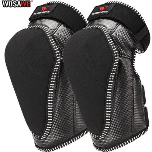 WOSAWE Motorcycle Kneepads Knee Skate Skiiing Snowmobile Racing MTB Motocross Thicken Protective Guard Gear Knee Guard