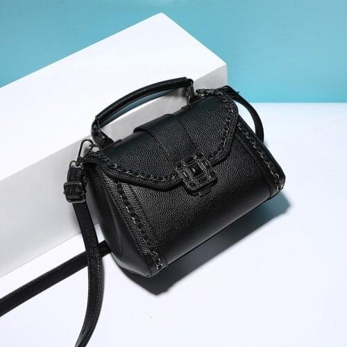YINGPEI Women PU leather Shoulder student Messenger Bag Top-Handle Women Fashion small bags Female Designer Cell Phone Pocket