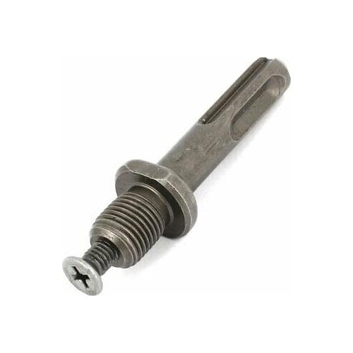 1pc Electric Drill Replacement 12mm Thread Dia Chuck Adapter Gray