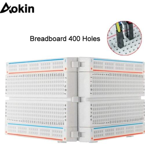 400 holes/tie points Breadboard Solderless Prototype PCB Board 400 Pin for Arduino Raspberry Pi