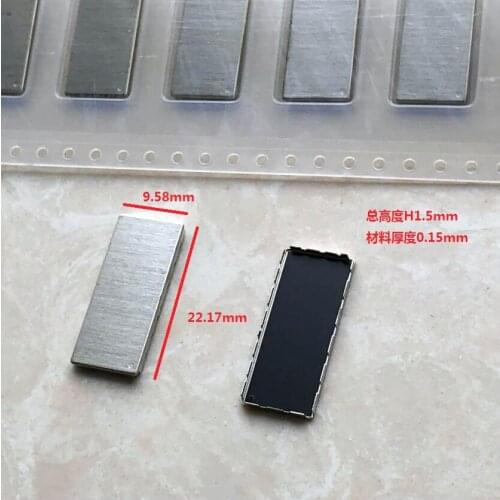 5PCS)Shielding cover PCB hardware GPS module WiFi shielding cover 22.17 * 9.58 * 1.5mm h1.5mm