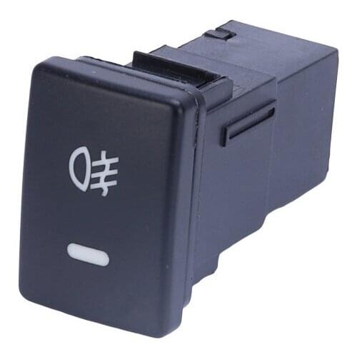 5pin Yellow LED 12Volt Fog Auto ON OFF Switch with Two Lamp Laser Symbol Electric Latching Car Power Switch