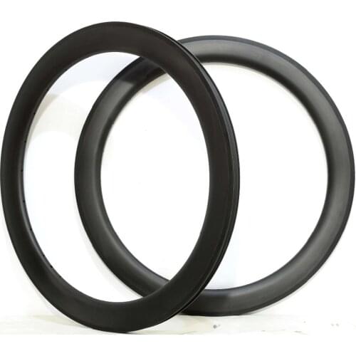 700c Carbon Single Rim 60mm depth 25mm width road bike rim Clincher/Tubular Road bike carbon rim UD/3k matte finish