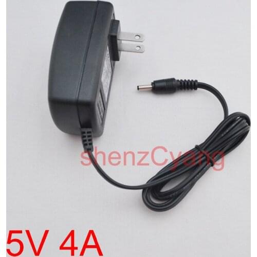 1PCS 5V4A AC 100V-240V Converter Adapter DC 5V 4A 4000mA Power Supply US Plug 3.5mm x1.35mm