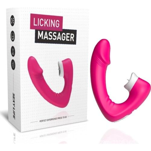 Wireless Double Sucking Licking Vibrator for Women Vagina Dildos G Spots Sex Shop Toys for Couples Female Massager Masturbator