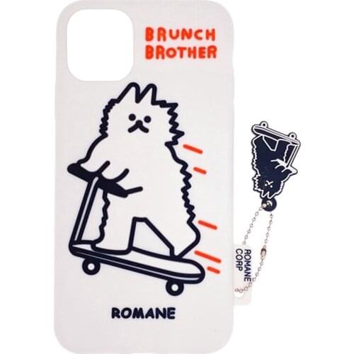 For Iphone 12 Case Luxury TPU Full Protection Soft Cover Skate Bear Case For Iphone 12 Phone Case