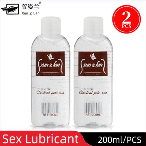 Xun Z Lan Sex Products Personal Water-Based Anal Lubricant 200ml SPA Sex Massage Oil Masturbation Grease Sex Lube Vaginal Gel