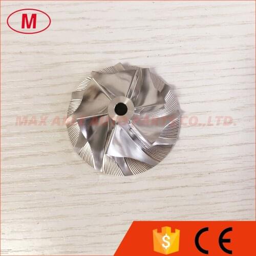 GT15-25 436131-0019 36.78/52.19mm 6+6 blades turbo billet/milling/aluminum 2618 compressor wheel for 709836/727461/709835