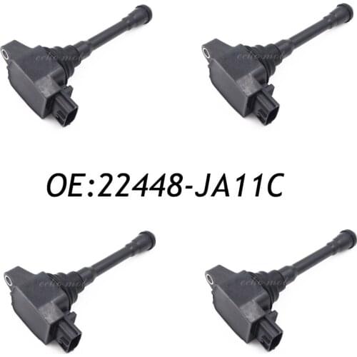 New 4pcs 22448-JA11C Ignition Coil for Infiniti Nissan 350Z Maxima Murano Pathfinder Quest 22448JA11C Genuine