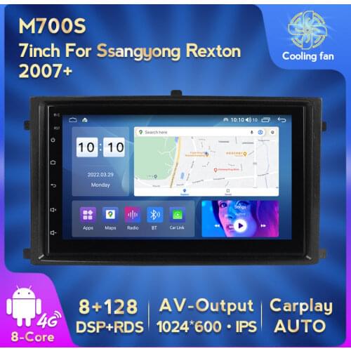 MEKEDE M600 6G+128G IPS for Ssangyong Rexton 2007 Car Radio Multimedia Video Player Navigation Android 10 No 2din 2 din dvd