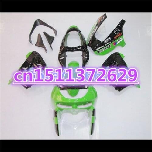 Fairing Kit for KAWASAKI Ninja ZX-9R 98-99 black green ZX9R 1998 1999 ZX 9R 98 99 9R 98 99 Motorcycle Fairings set-Dor D
