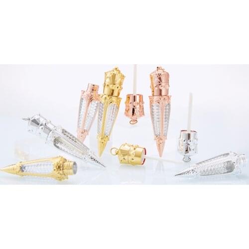 Diy Lip Gloss Tube Lipgloss Tube Container Cosmetics Packaging Materials for High-grade Radish Lip Glaze Tube 3ML